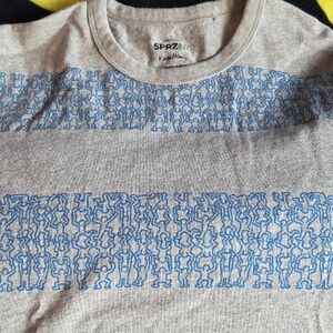 Uniqlo Gray Keith Haring SPRZ NY Graphic Tee